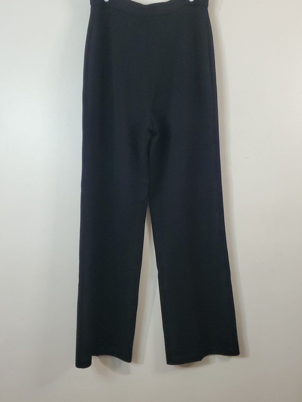 Vintage St.John Evening Black Sweater Knit Suit Size 10 Pants & Jacket - Picture 10 of 16
